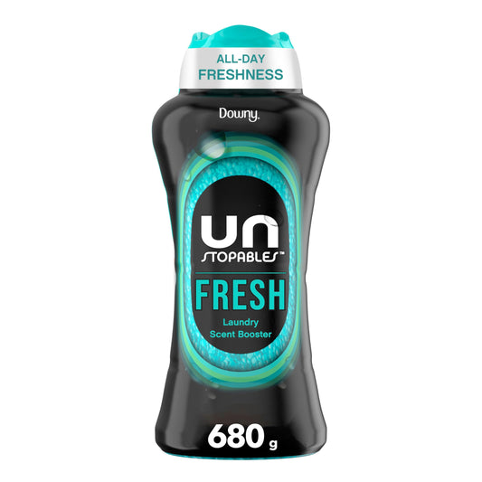 Downy Unstopables In Wash Scent Booster Beads, Fresh Scent, Laundry Beads for Odour Protection, 680 Grams