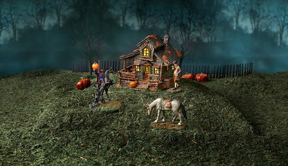Department 56 Snow Village Halloween Accessories Gunpowder the Horse Figurine, 3.2 Inch, Multicolor