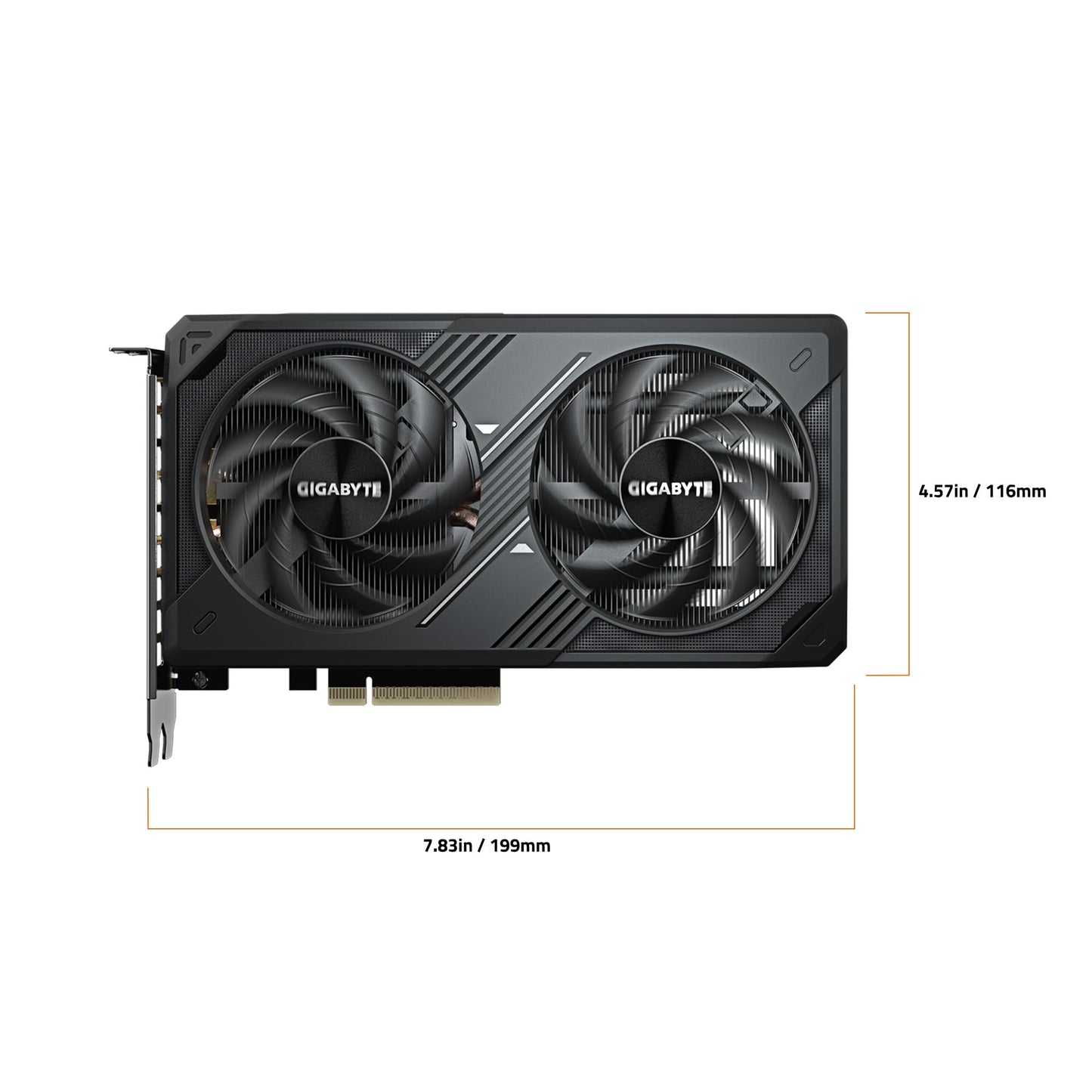 GIGABYTE GeForce RTX 5060 WINDFORCE OC 8G Graphics Card, 8GB 128-bit GDDR7, PCIe 5.0, WINDFORCE Cooling System, GV-N5060WF2OC-8GD Video Card GIGABYTE
