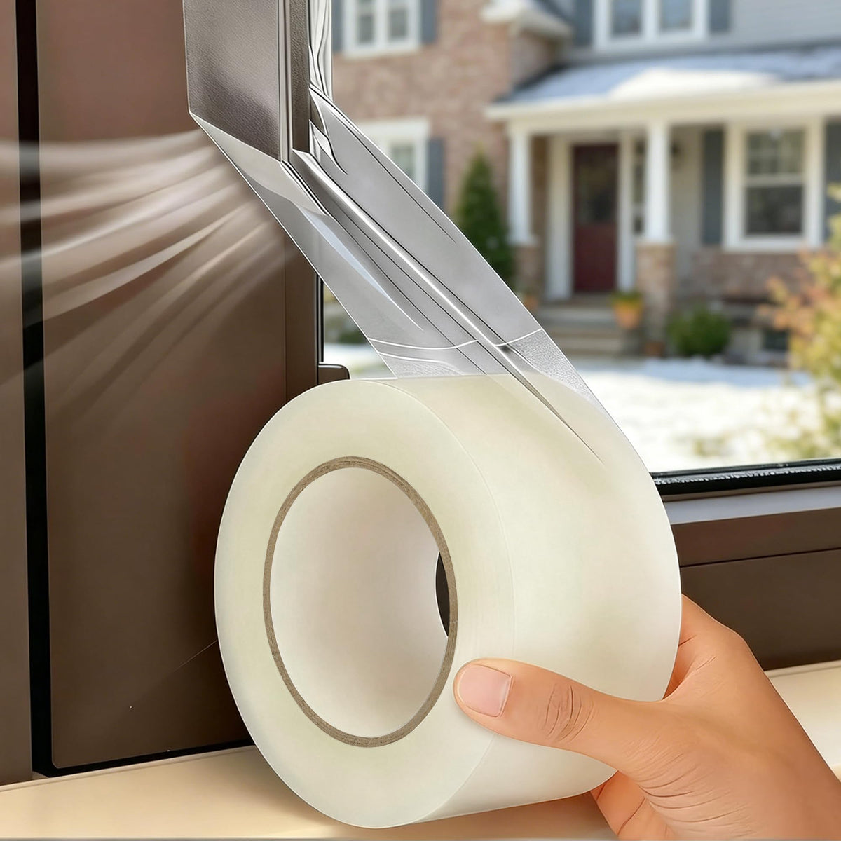 Dstorelhp Transparent Weather Stripping Tape, Window Insulation Kit 🍁 All In One Marketplace Canada