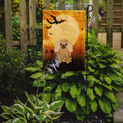 Caroline's Treasures BB4370GF Halloween Pekingnese Fawn Sable Flag Garden Size, Small, Multicolor