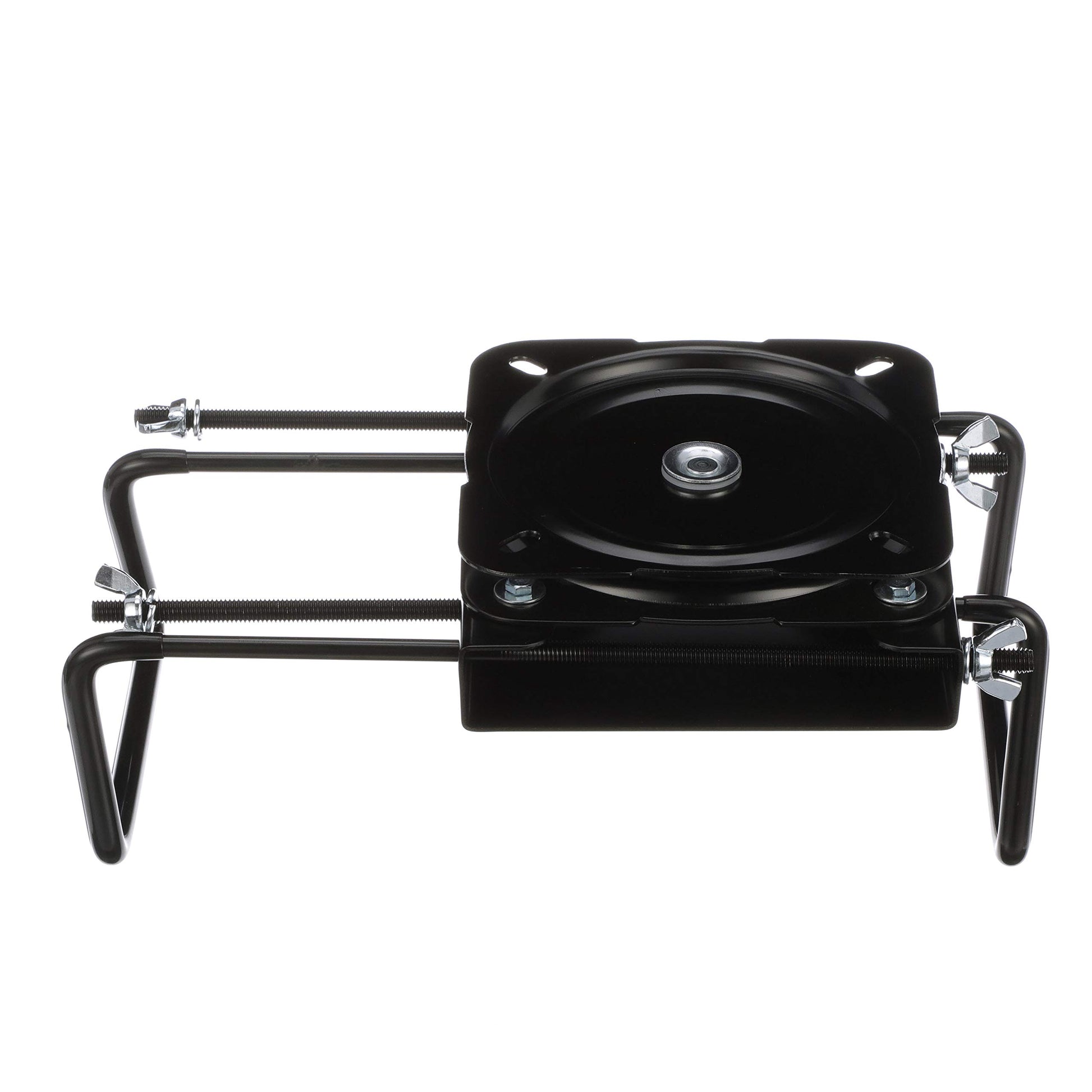 Attwood 15700-3 Seat Mount, Clamp-On with Swivel, Adjusts from 7 ½ inches to 18 inches, Black, Powder-Coated Aluminum attwood