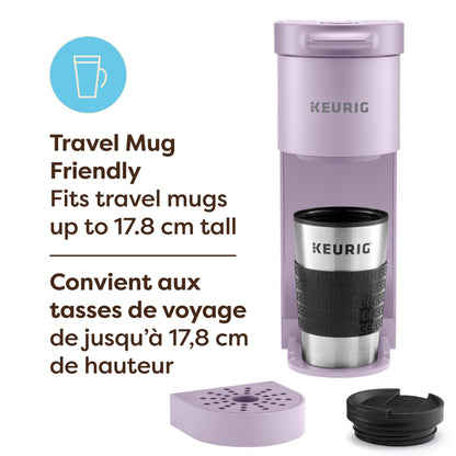 Keurig K-Mini Go Single Serve K-Cup Pod Coffee Maker, Violet
