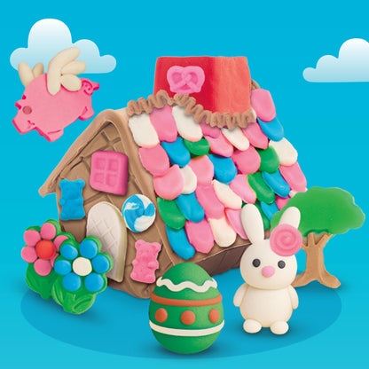 Play-Doh Builder Mini Gingerbread House, Arts & Crafts Toy Building Kit, Multi-Season Set with 8 Play-Doh Cans for Kids Ages 5+ (Amazon Exclusive) 🍁 All In One Marketplace Canada