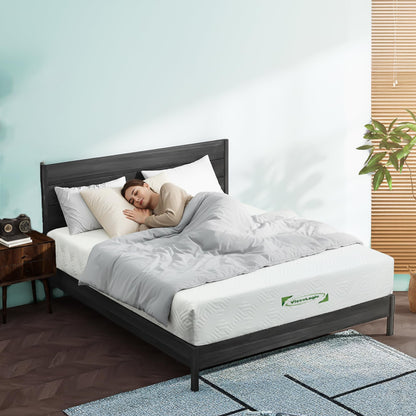 ViscoLogic Made in Canada 6 Inch Twin Mattress, Cool Gel Infused Foam, Medium Firm Support & Pressure Relief, Mattress in a Box, CertiPUR-US®, Twin Size