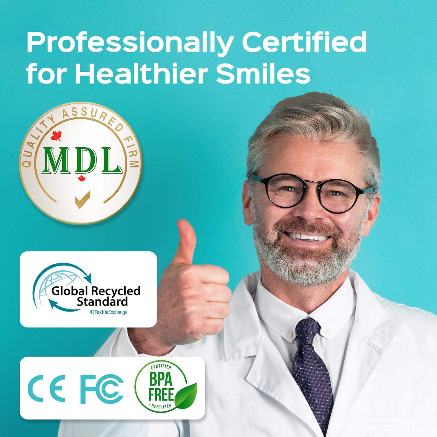 COSLUS C50 Water Flosser for Teeth: 4 Modes & 5 Intensities Water Dental Pick with MDL Accepted for Orthodontic, Braces & Gums Care - Portable for Travel, 4 Tips for Family Use, BPA-Free, Black - Available at All In One Marketplace Canada