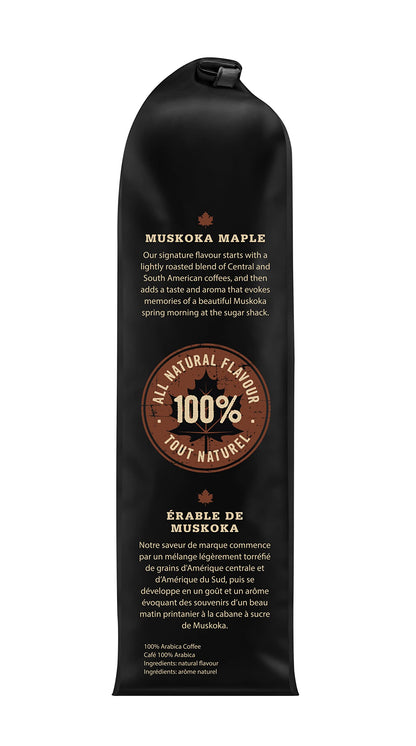 Muskoka Roastery Coffee, Muskoka Maple, Whole Bean Coffee, 454g 🍁 All In One Marketplace Canada