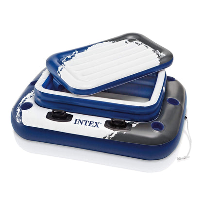 Intex 58821EP Inflatable Mega Chill II 72 Can Beverage Cooler Float with Lid Intex