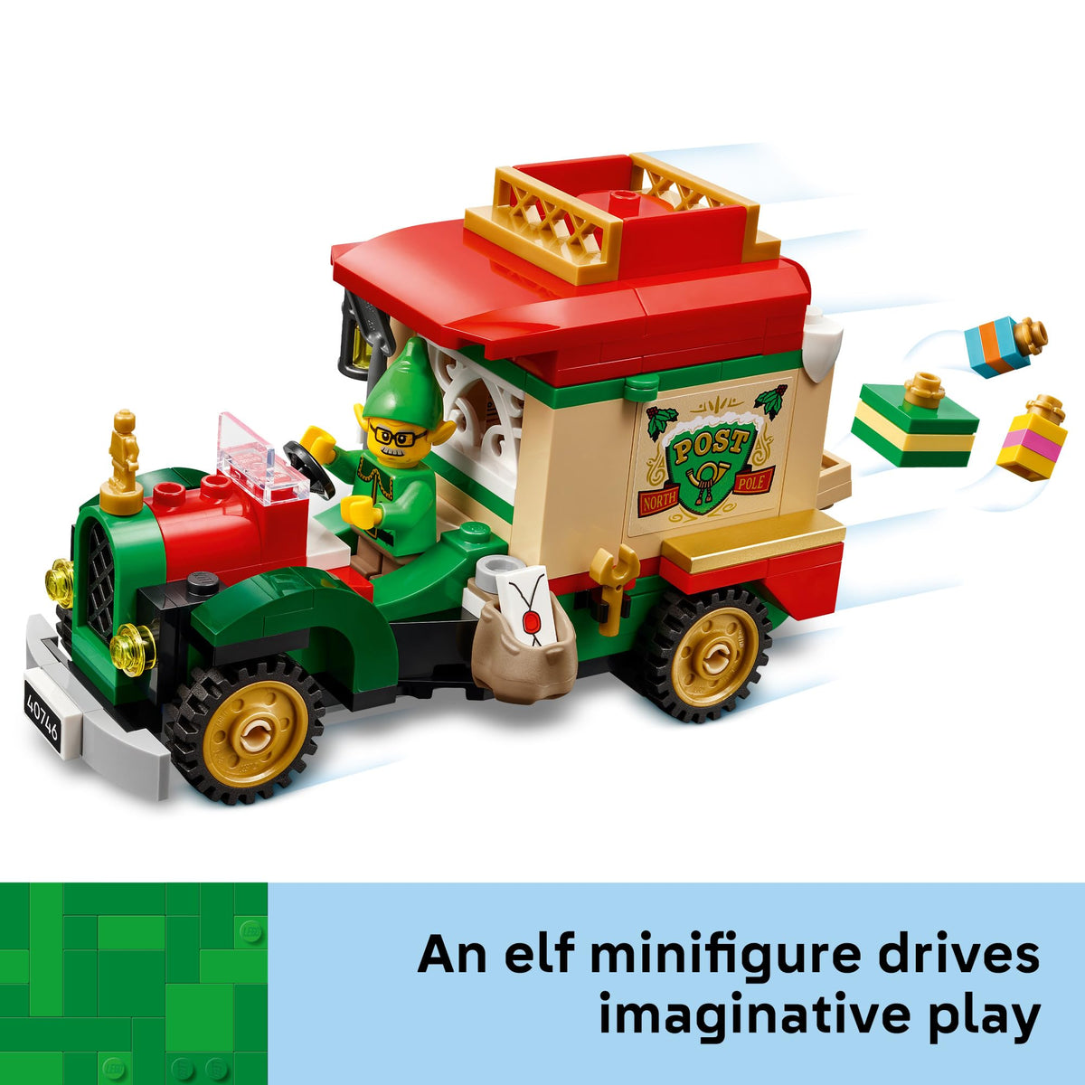 LEGO Santa’s Delivery Truck Building Toy for Kids - Construction Set for Play or Christmas Decor - Building Blocks for Girls & Boys, Ages 8+ - Holiday Craft Ideas for Families - 40746 🍁 All In One Marketplace Canada