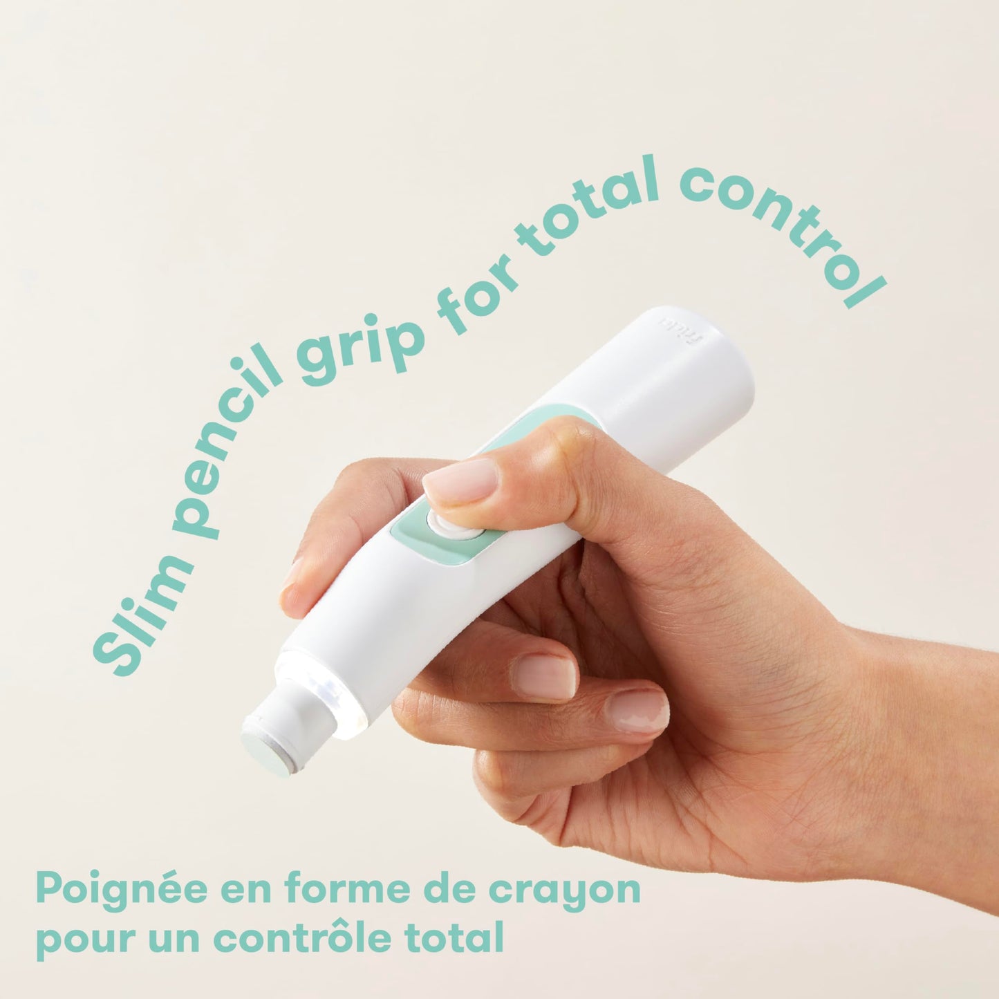 Frida Baby Electric Nail Trimmer, Safe + Easy Electric Nail File Baby Nail Clipper + Nail Trimmer Kit for Newborn, Toddler, or Children's Fingernails/Toenails, 4 Buffer Pads, LED Light, Storage Case 🍁 All In One Marketplace Canada