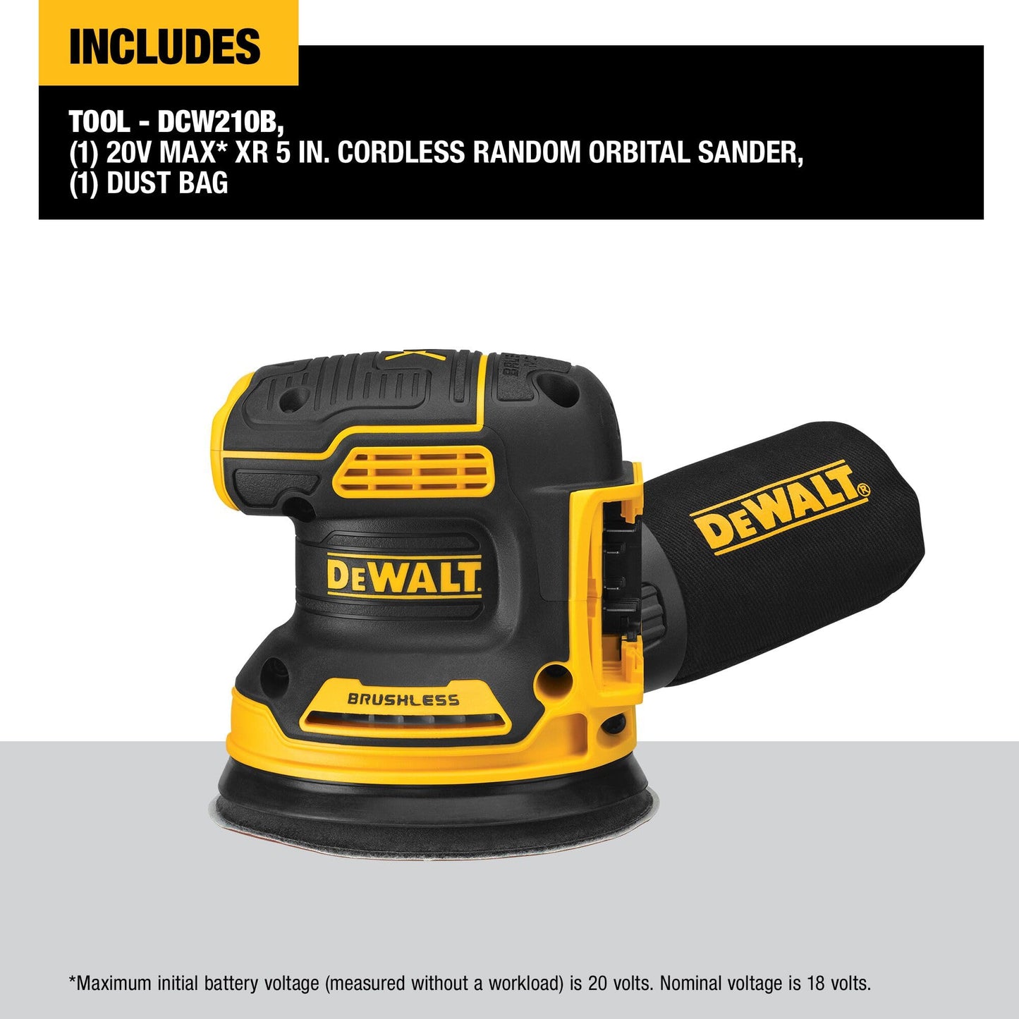 DEWALT 20V MAX Orbital Sander, Tool Only (DCW210B) 🍁 All In One Marketplace Canada
