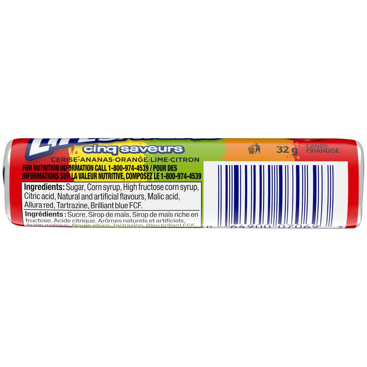 Life Savers Five Flavour Roll, 32gm, 20 Count, Red