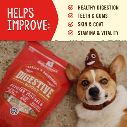 Stella & Chewy's Stella's Solutions Digestive Support Grass-Fed Beef Dinner Morsels Freeze-Dried Raw Dog Food, 368g Stella & Chewy's