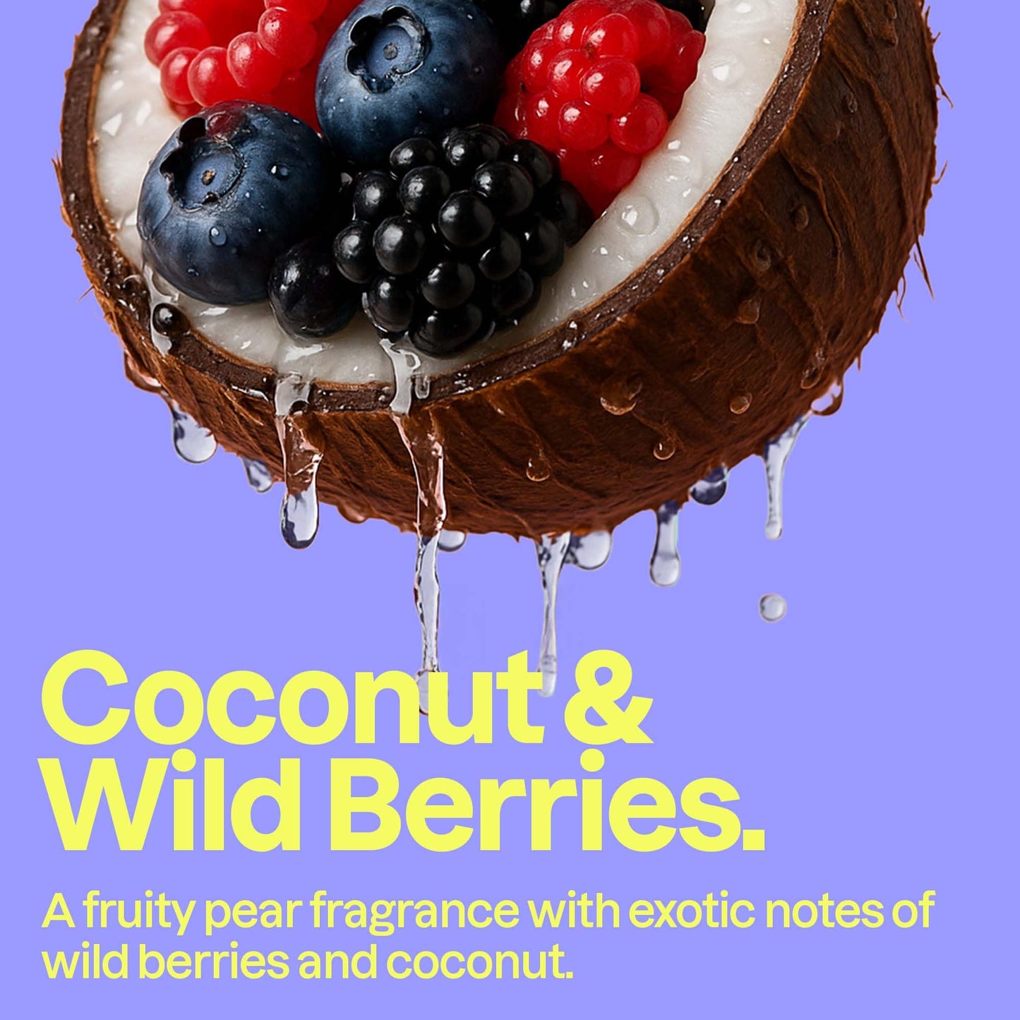 ATTITUDE Body Wash, Made in Canada, EWG Verified Shower Gel, Dermatologically Tested, Plant and Mineral-Based, Vegan Personal Care Products, Coconut & Wild Berries Scent, Bulk Refill, 2 Liters - Available at All In One Marketplace Canada
