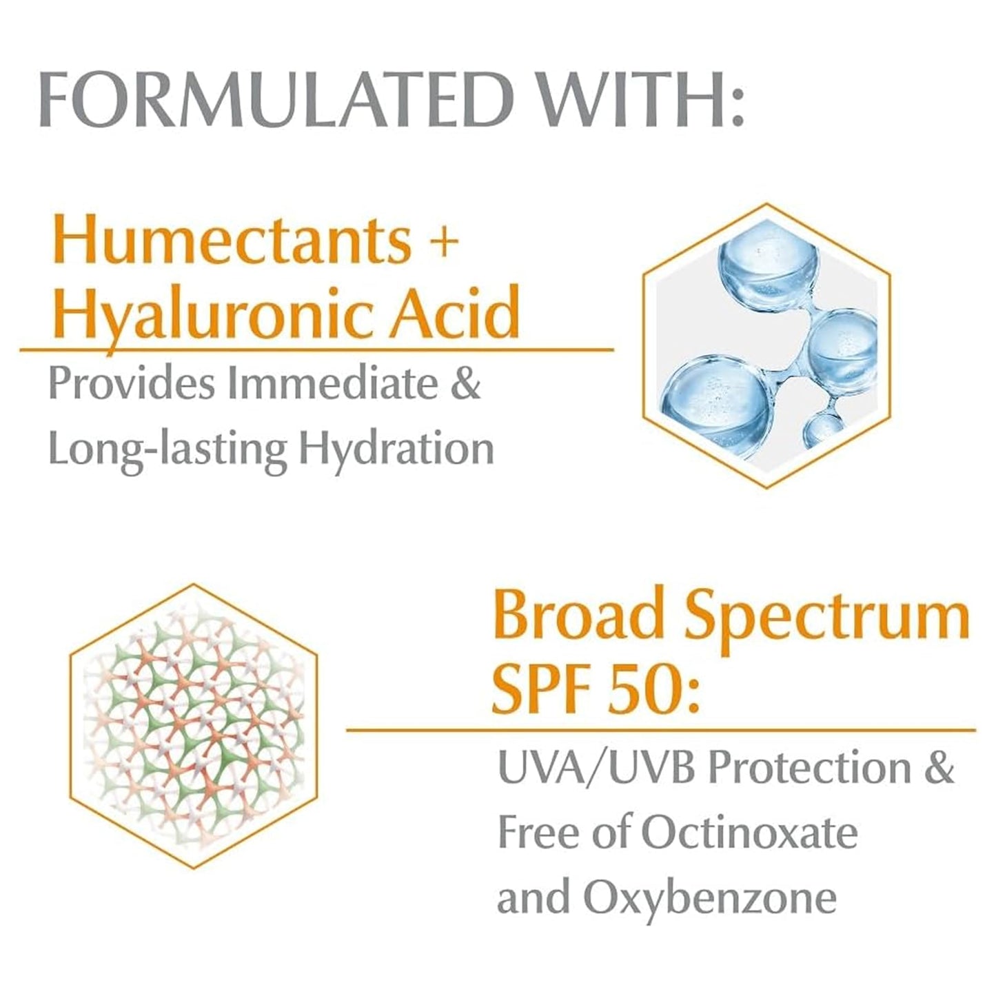 Eucerin Sun Complete Hydration Sunscreen, Daily Face Sunscreen SPF 50 with Hyaluronic Acid and Antioxidants, Hypoallergenic Body SPF 50 Lotion with UVA-UVB Sun Protection, Fragrance Free & Water-Resistant, Suitable for Sensitive Skin, 150 ml Tube - Available at All In One Marketplace Canada