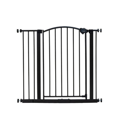 Barrière de sécurité décorative cintrée Easy Step de Regalo, largeur de 29 à 35 pouces, bronze, extra large