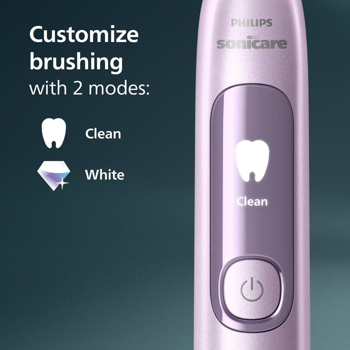 Philips Sonicare Brilliant Clean Electric Toothbrush, 1 Brush Head, Pink
