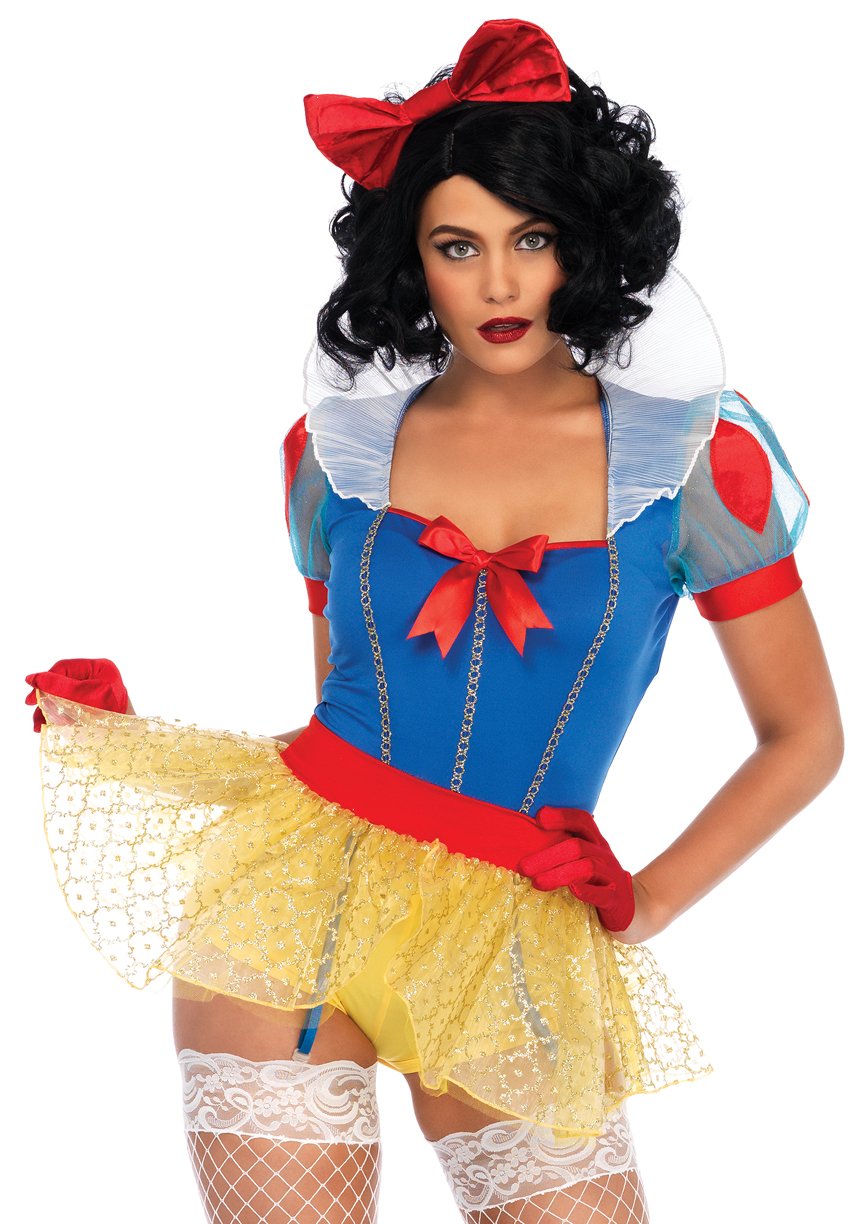 Costume d'Halloween sexy Blanche-Neige pour femme de Leg Avenue, multicolore, taille M