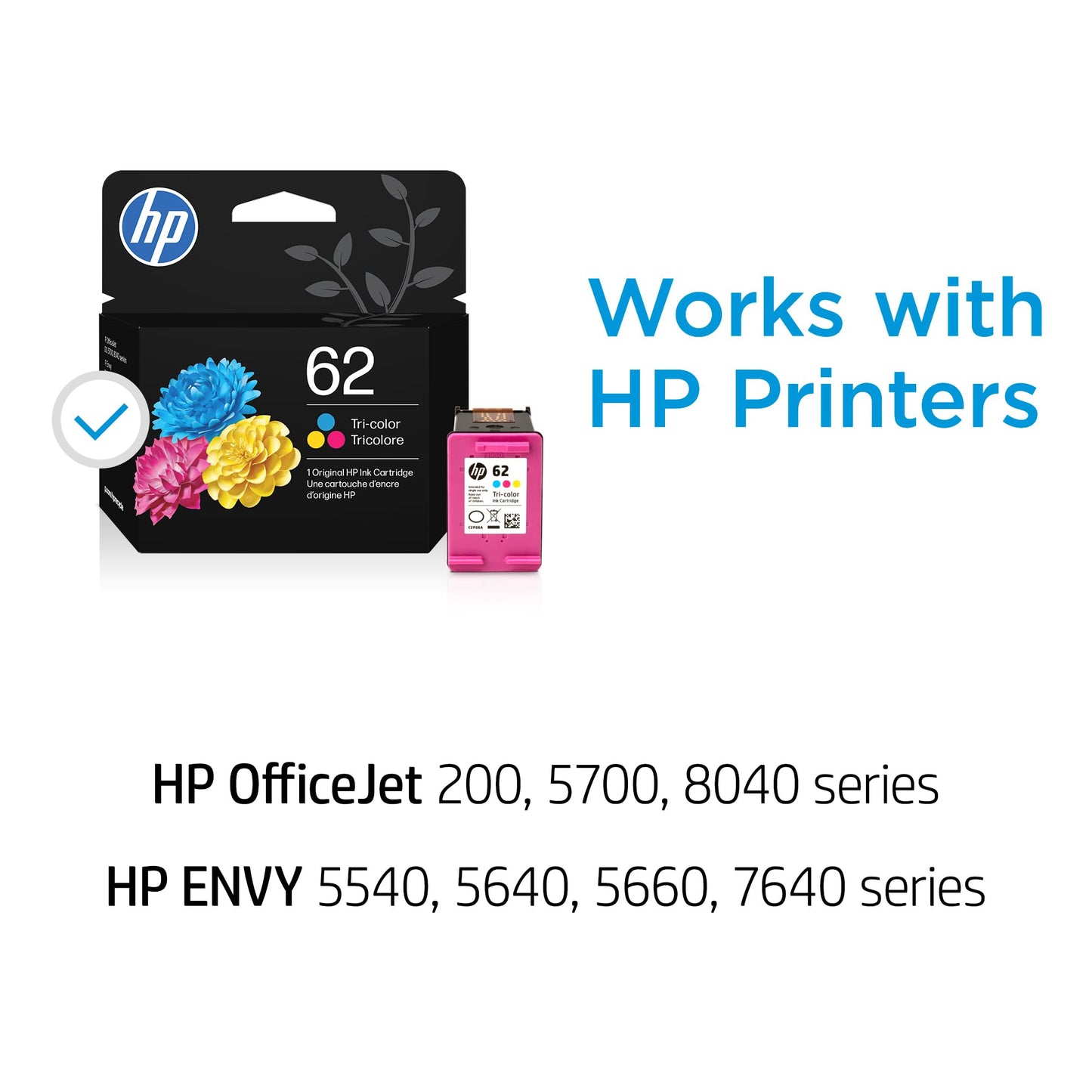 HP 62 C2P06AN#140 Original Ink Cartridge, Tri-Color 🍁 All In One Marketplace Canada