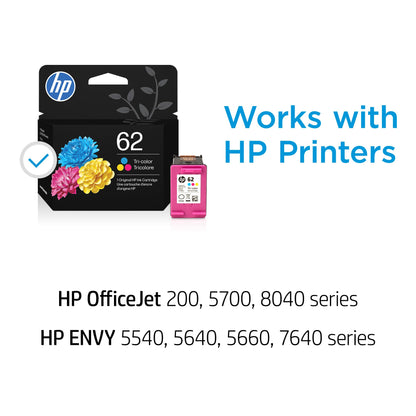 HP 62 C2P06AN#140 Original Ink Cartridge, Tri-Color 🍁 All In One Marketplace Canada