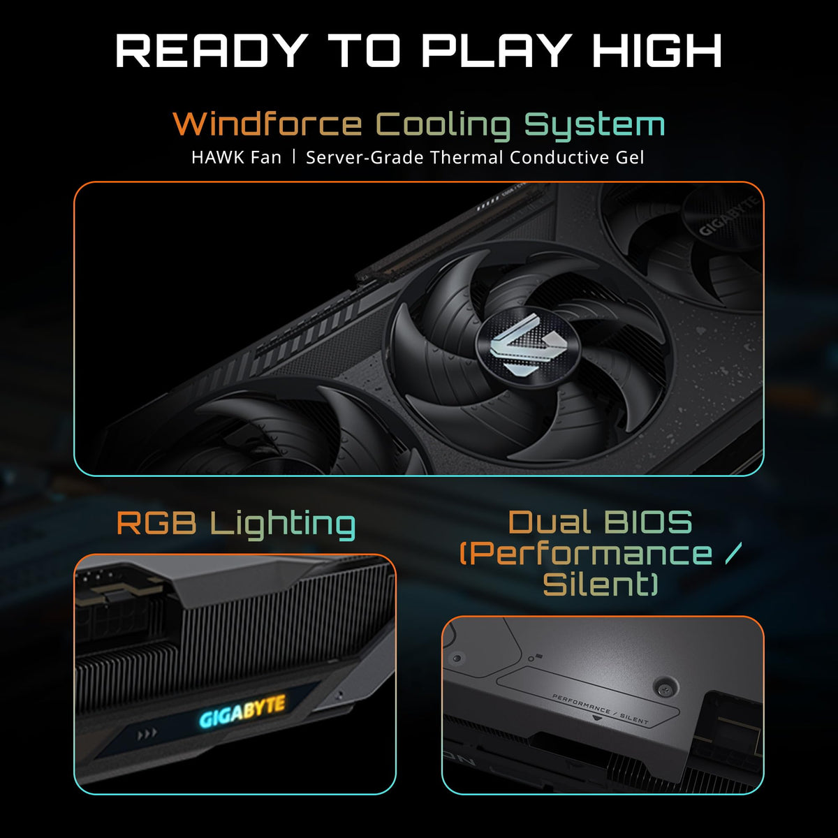 GIGABYTE Gaming Radeon RX 9070 XT 16GB GDDR6 PCI Express 5.0 x16 Graphics Card GV-R9070XTGAMING OC-16GD