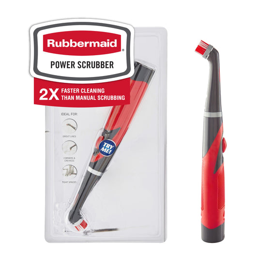 Rubbermaid Reveal Power Scrubber, Grout & Tile Bathroom Cleaner, Shower Cleaner, and Bathtub Cleaner, Multi-Purpose Scrub Brush - Available at All In One Marketplace Canada