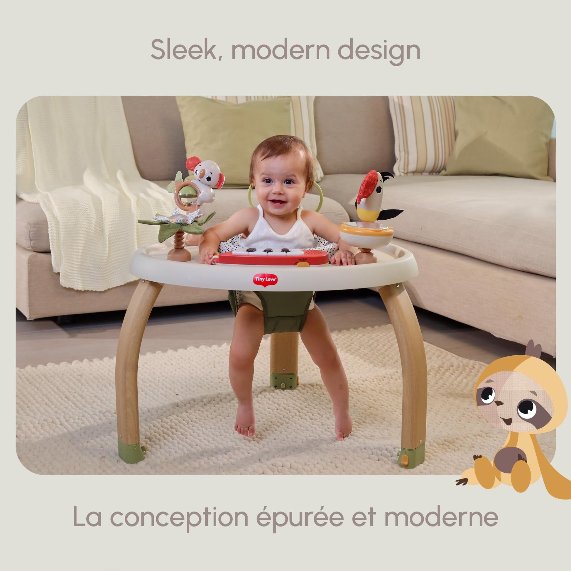 Tiny Love 5-in-1 Here I Grow Stationary Activity Center - Boho Chic Tiny Love
