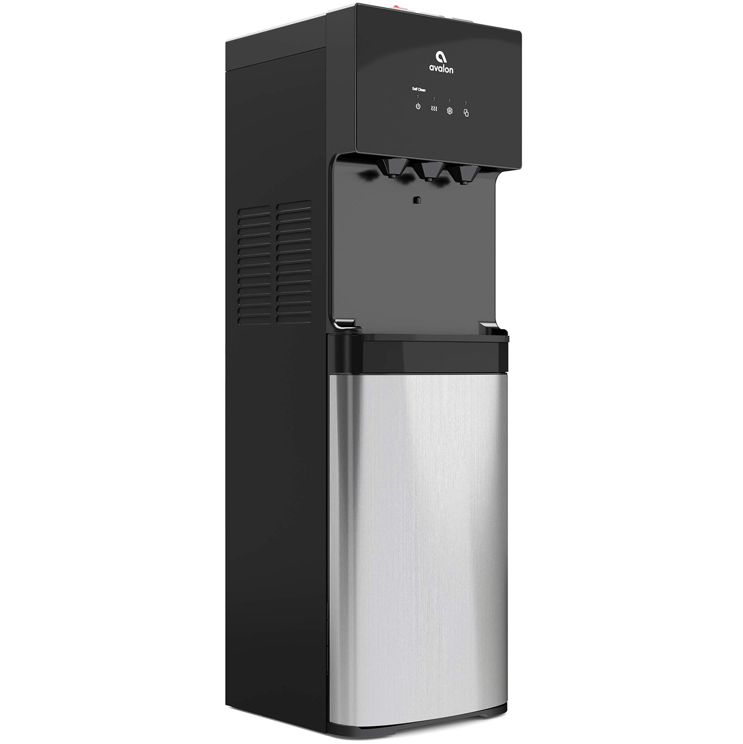 Avalon Bottom Loading Water Cooler Water Dispenser, 3 Temperature, UL/Energy Star Approved, Black & Stainless Steel