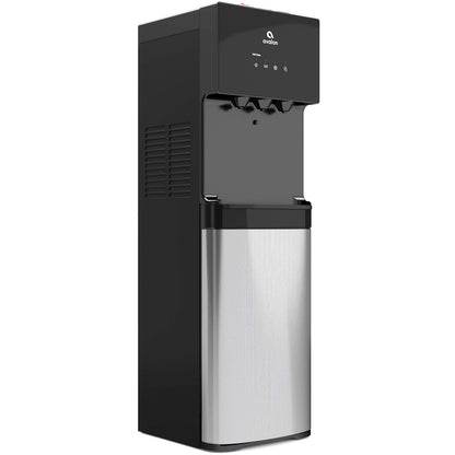 Avalon Bottom Loading Water Cooler Water Dispenser, 3 Temperature, UL/Energy Star Approved, Black & Stainless Steel