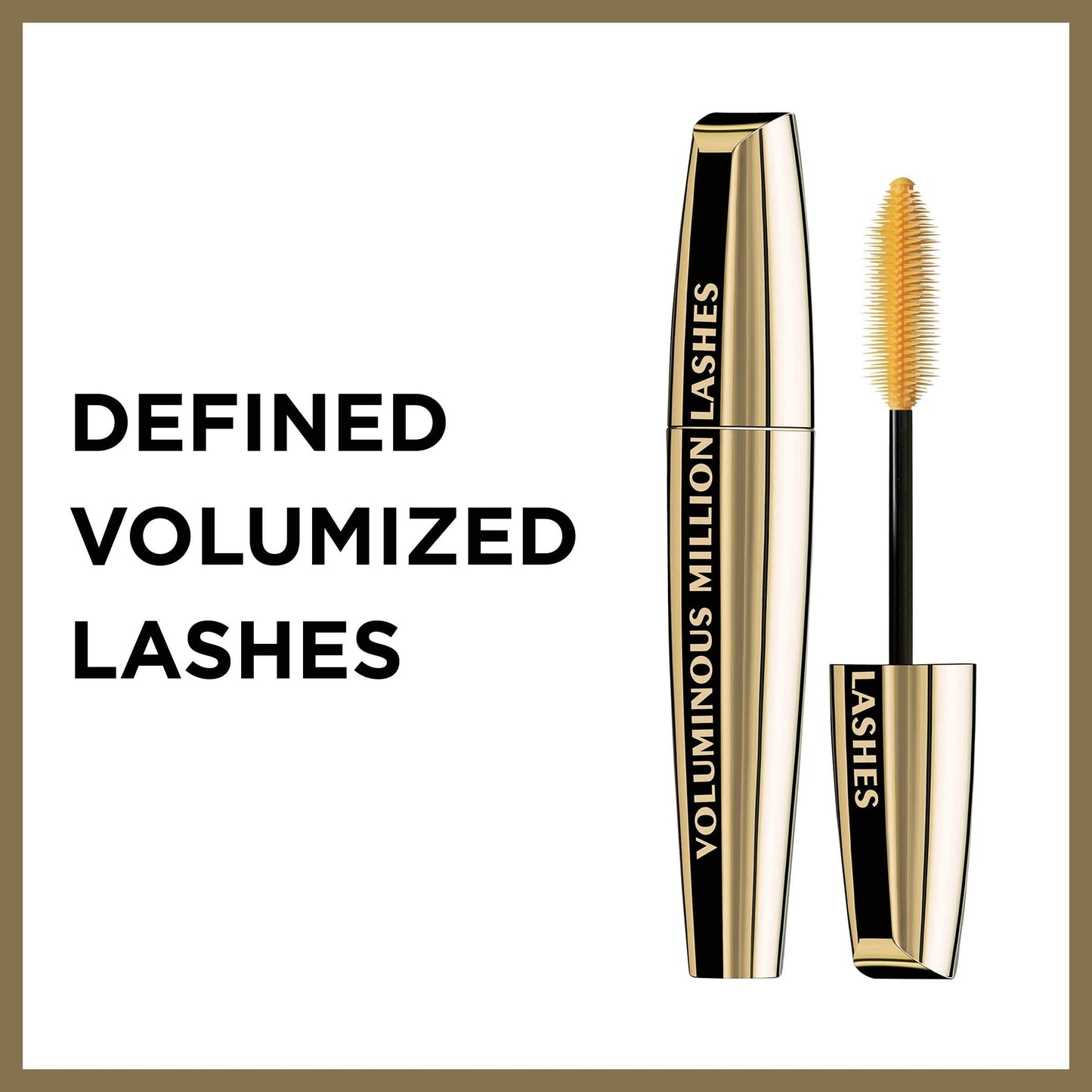 L’Oréal Paris Voluminous Million Lashes Mascara, Blackest Black, 0.3 Fluid Ounce L'Oreal Paris
