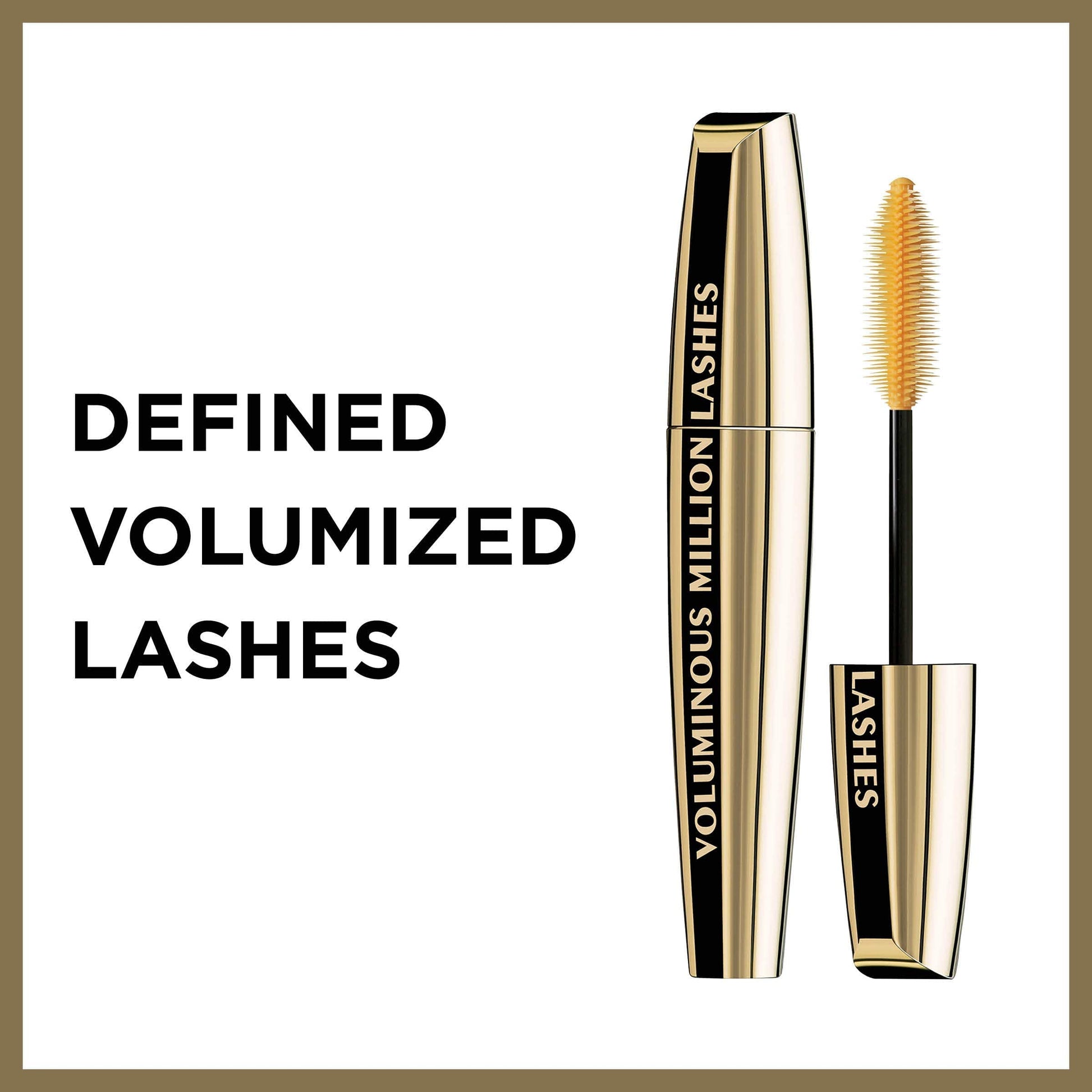 L’Oréal Paris Voluminous Million Lashes Mascara, Blackest Black, 0.3 Fluid Ounce L'Oreal Paris