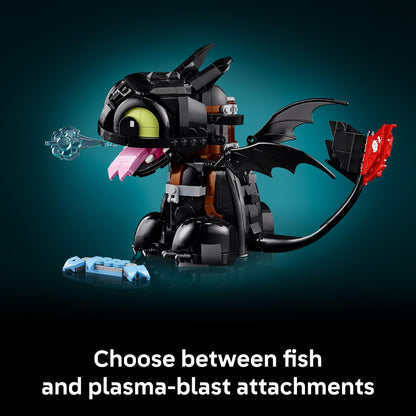 LEGO Icons How to Train Your Dragon: Toothless Building Set for Adults, Ages 18+ - Room Decor for Office, Bedroom, or Book Shelf - Collectible for Movie Fans - Gift Idea for Birthdays - 10375 LEGO