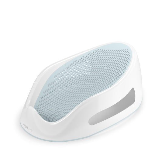 Angelcare Baby Bath Support, Aqua, for babies less than 6 months of age, Made in Canada