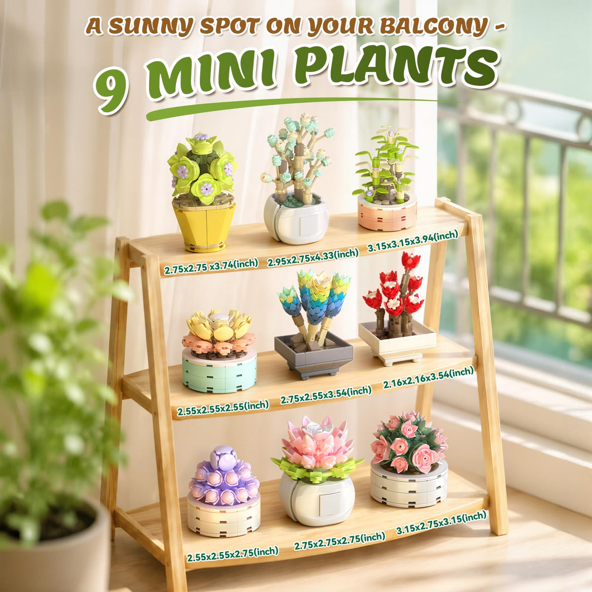 JMBricklayer Flowers Succulents Building Sets for Adults, Tiny Plants Decor 🍁 All In One Marketplace Canada