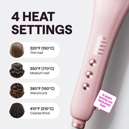 Wavytalk Pro Steam Hair Straightener Brush, Steamline Pro 3 in 1 Straightening Brush, Steam Reduces Damage, Nourishes Hair, and Expedites Straightening - Available at All In One Marketplace Canada