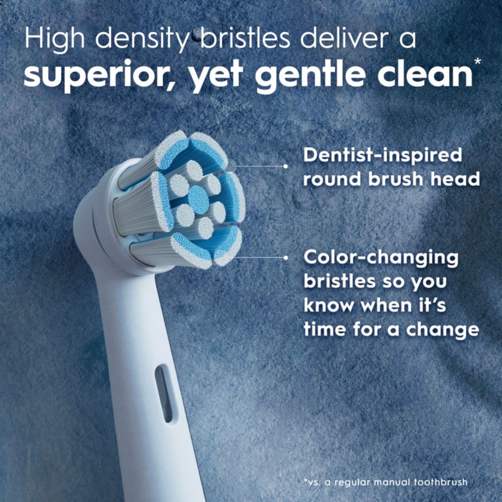 Oral-B iO Genuine Replacement Brush Heads, White, 4ct Ultimate Clean + 1ct Gentle Care, 15 Month Supply, Compatible Exclusively with Oral-B iO Electric Toothbrushes, Not Compatible with any Other Series Including: Pro, Vitality, Smart, or Genius - Available at All In One Marketplace Canada