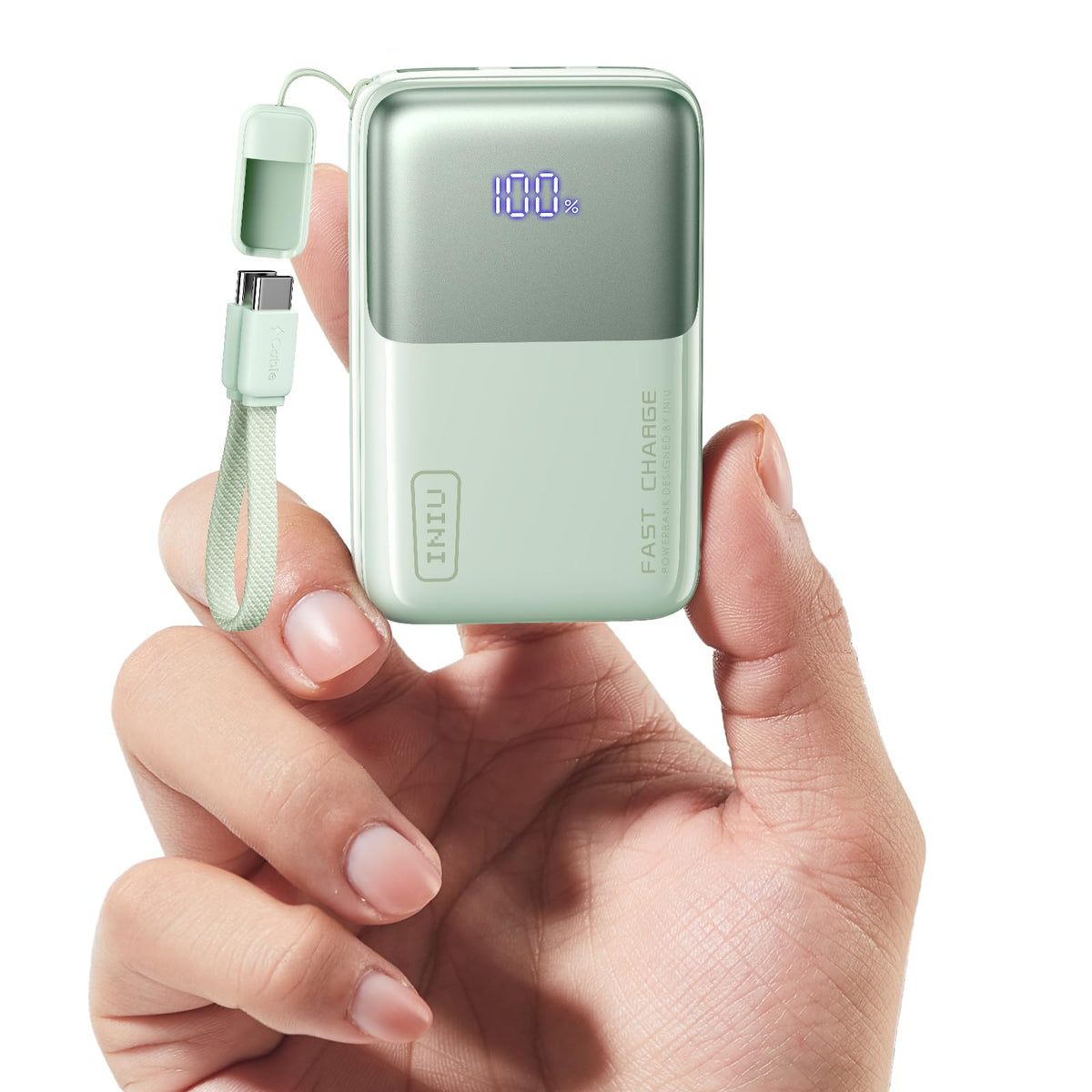 INIU Power Bank, Ultra Mini 10000mAh 45W Fast Charging Portable Charger