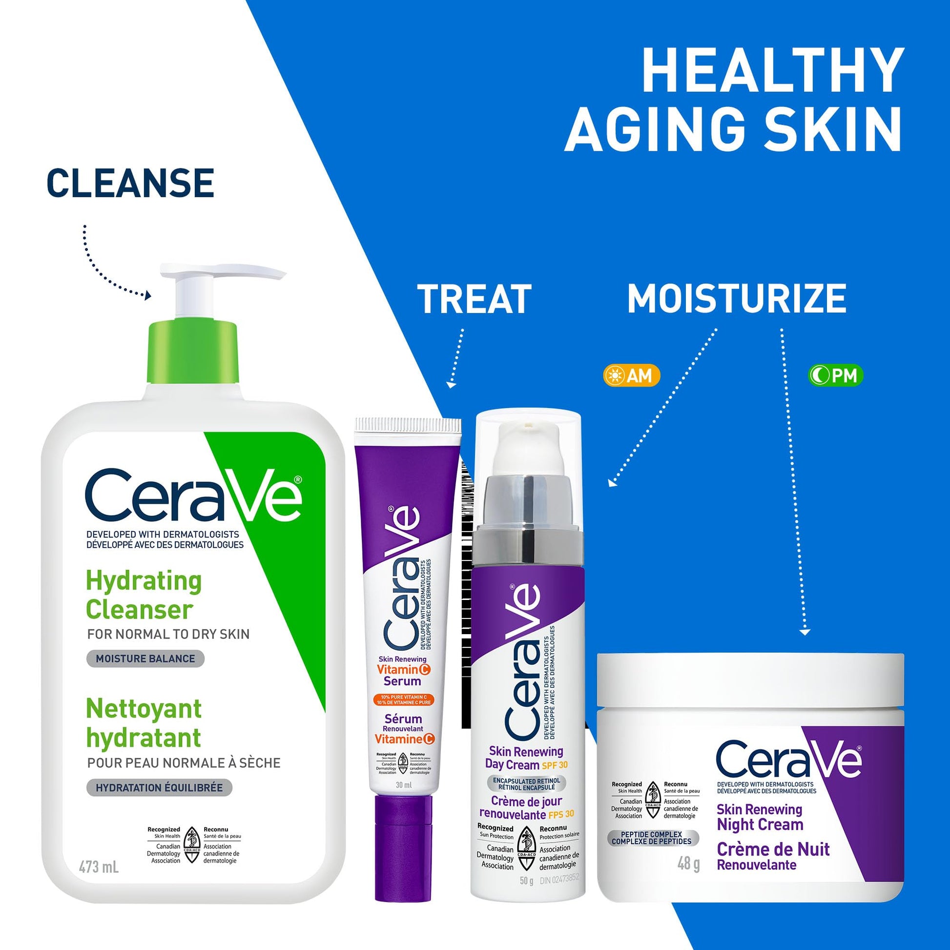 CeraVe Night Cream for Face, Skin Renewing Moisturizer for Men & Women With Hyaluronic Acid, Niacinamide, Bio Peptides & Ceramides. Fragrance Free, Non-comedogenic, Suitable for Sensitive Skin