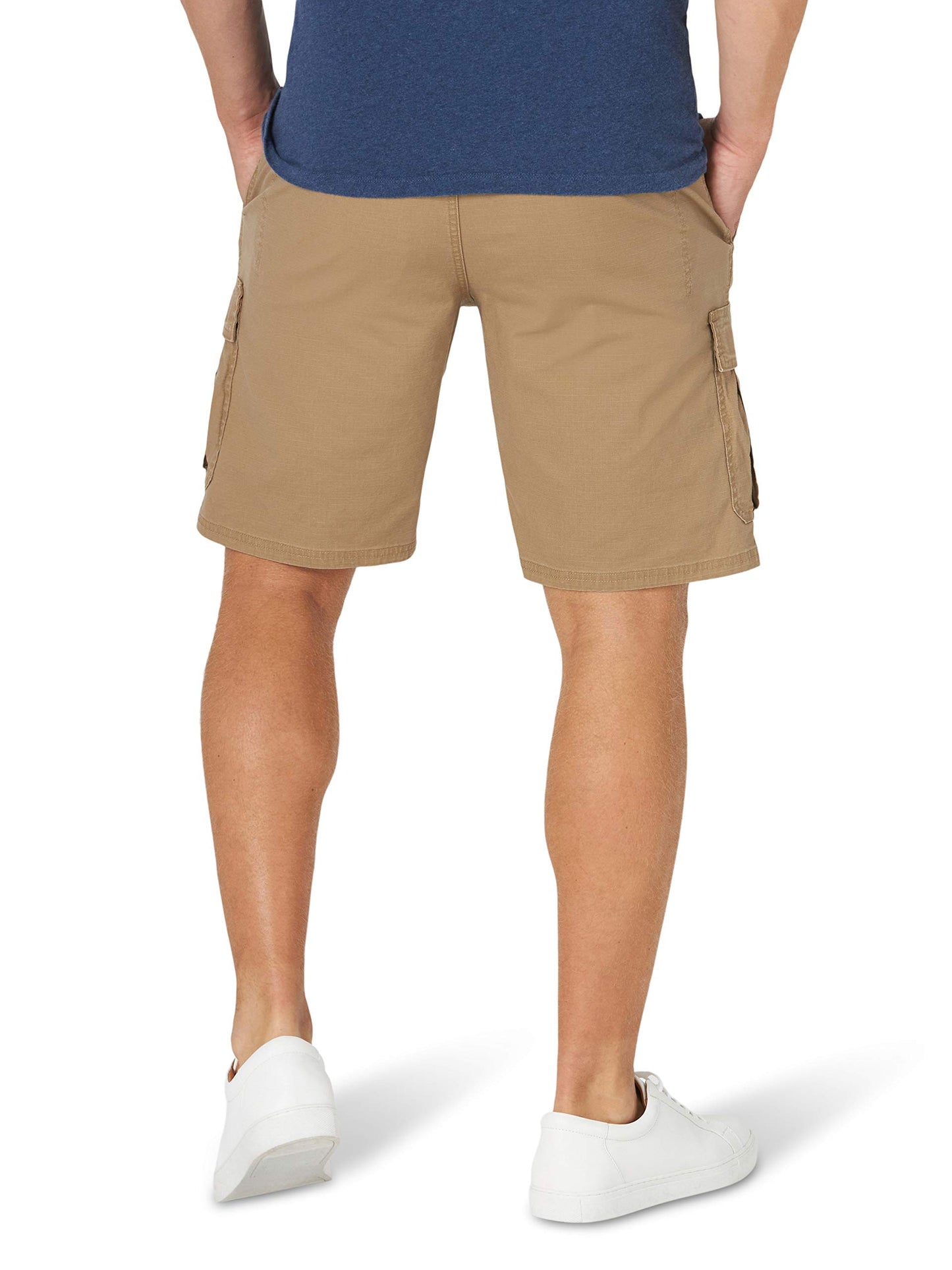 Wrangler Authentics Short cargo extensible classique pour homme, chêne pétrifié, 34