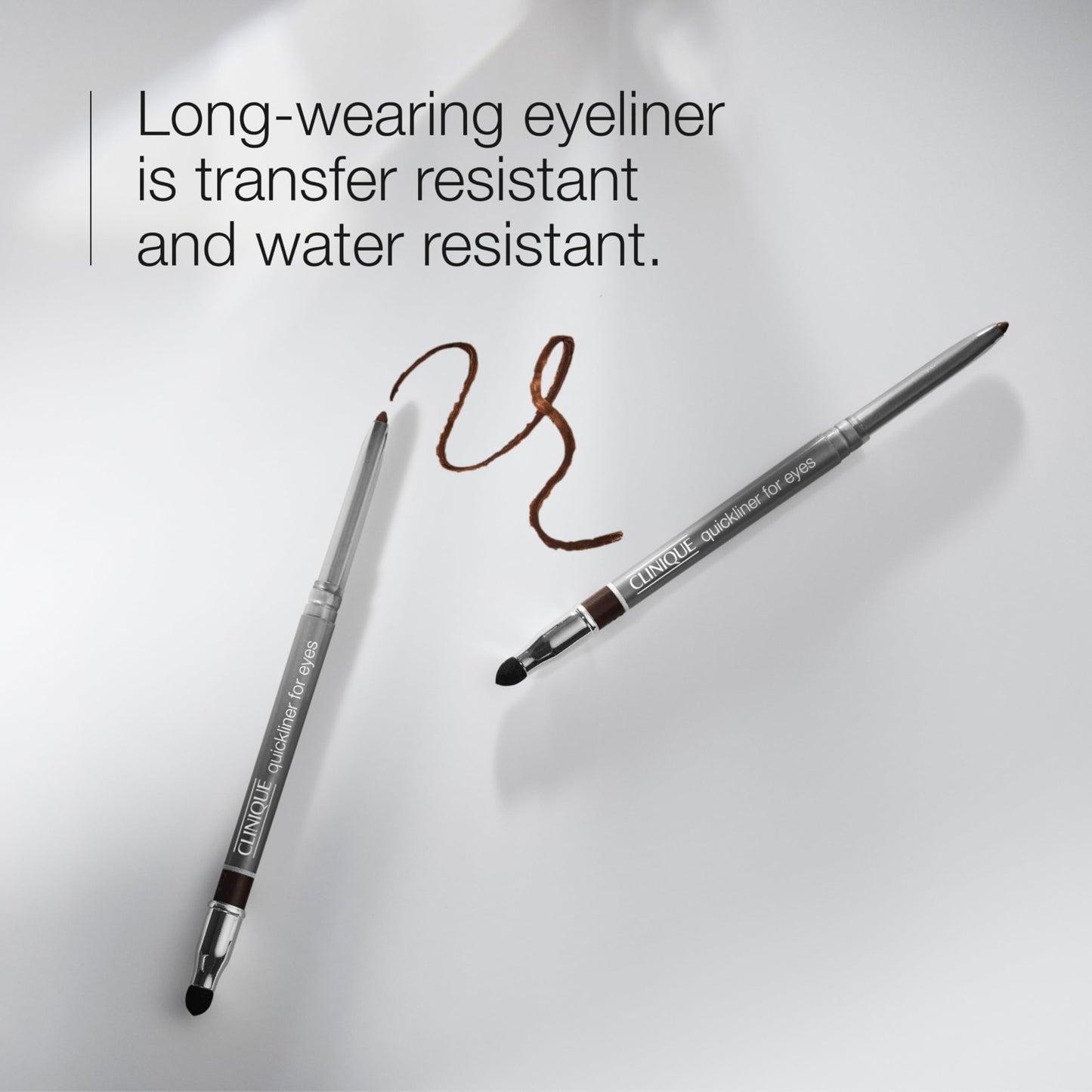 Clinique Quickliner For Eyes | Water Resistant, Smudge Resistant + Safe For Sensitive Eyes, Smoky Brown Clinique