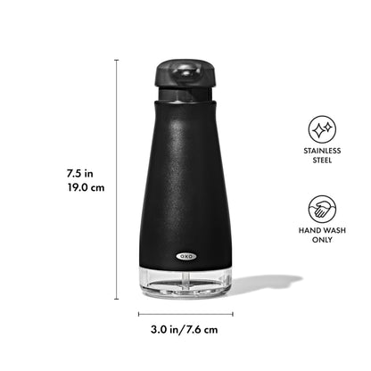 OXO GG SOAP DISPENSER, BLACK