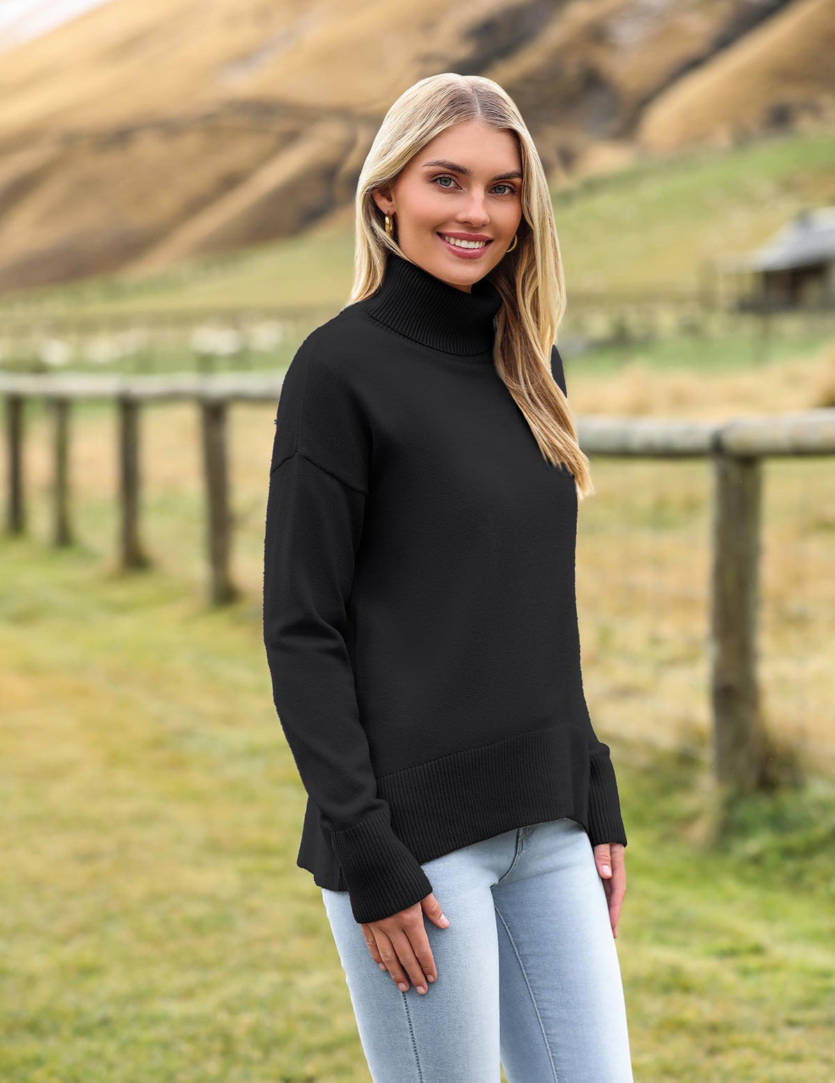Zeagoo Women's Turtleneck Sweater 2026 Fall Winter Chunky Knitted Pullover 🍁 All In One Marketplace Canada