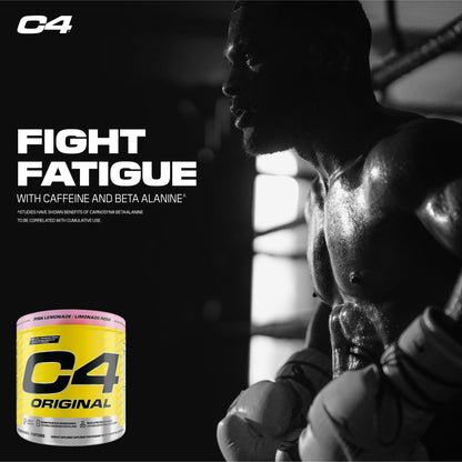 Cellucor C4 Original Pre Workout Powder - Sugar Free Preworkout Energy for Men & Women - 150mg Caffeine, Beta Alanine, Creatine - Pink Lemonade, 30 Servings Cellucor