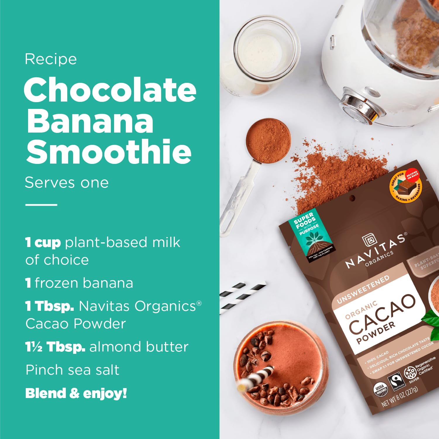 Navitas Organics Cacao Powder, 16 Ounce