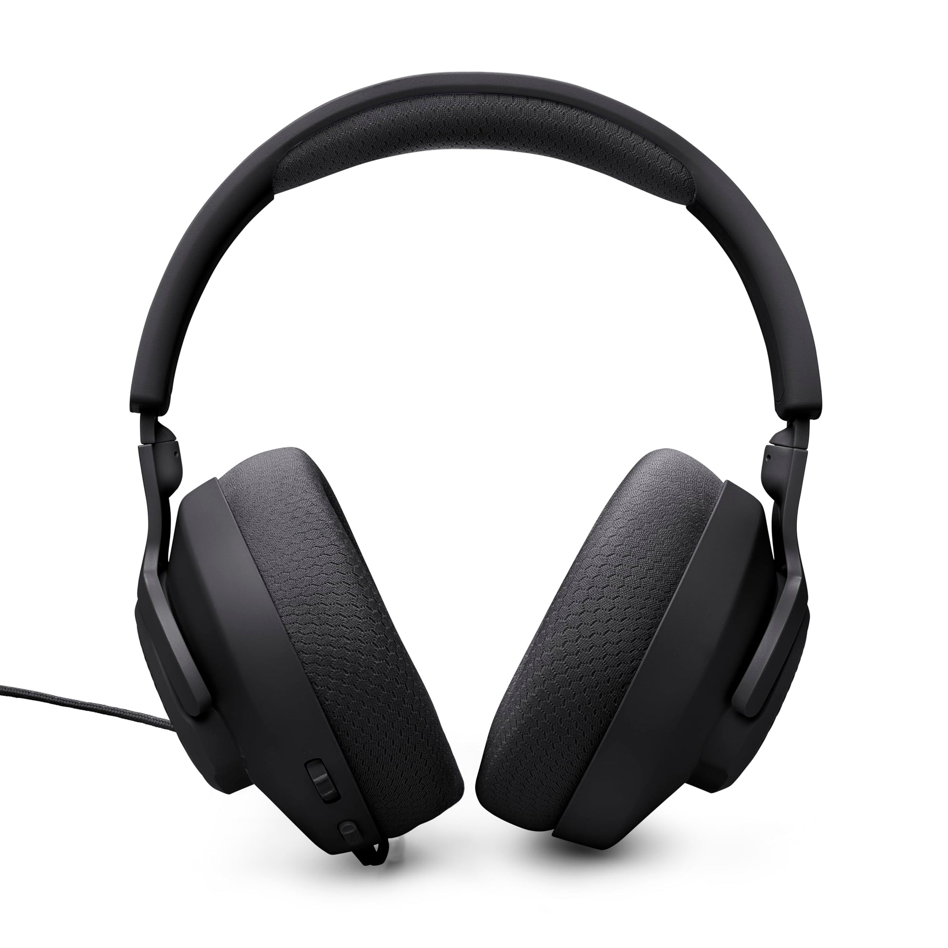 JBL Quantum 100M2 - Wired Over-Ear Gaming Headset with omnidirectional, Detachable mic with Mute Option and Fabric-Covered Memory Foam Ear Cushions, Compatible with All Platforms (Black) - Available at All In One Marketplace Canada