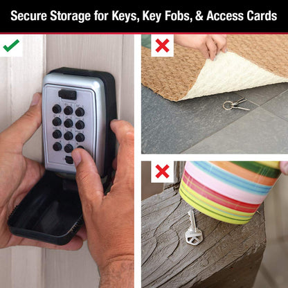 Master Lock 5423D Push Button Wall Mount Key Safe
