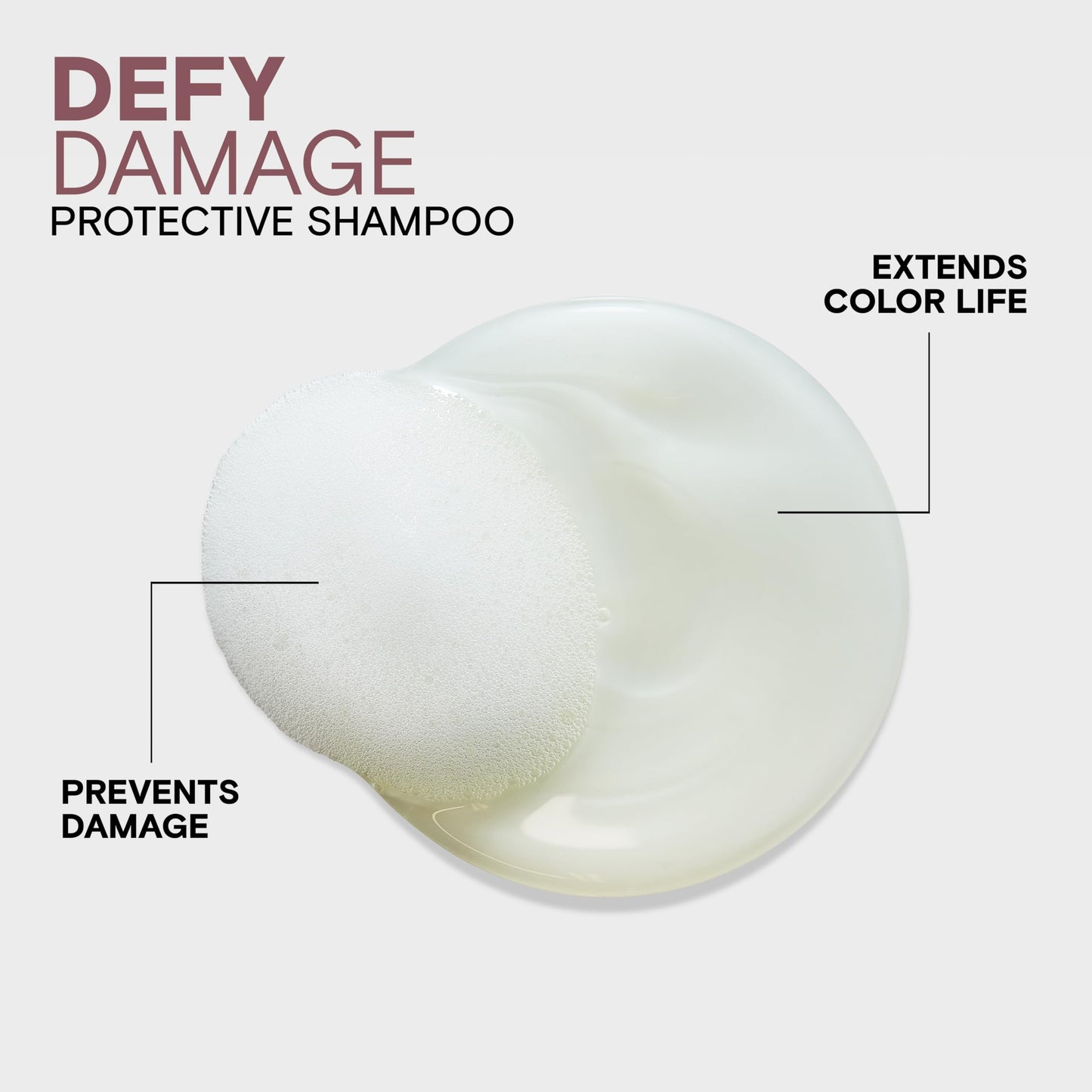 Joico Defy Damage Protective Shampoo | Bond Repair & Hair Treatment for Dry Damaged Hair | Strengthen & Rebuild Bonds | Heat Protectant with Moringa Oil, Sulfate-Free, Color Safe, 300mL Joico