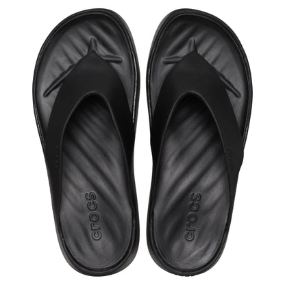 Crocs Women's Getaway Platform Flip Flops, Wedge Sandals for Women, Black, 7 Crocs