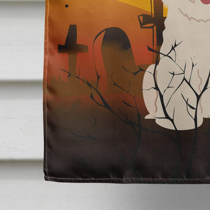 Caroline's Treasures BB4341CHF Halloween Bichon Frise Flag Canvas House Size, Large, Multicolor