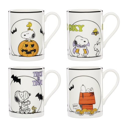 Lenox The Great Pumpkin Halloween Porcelain Mug Set for 4